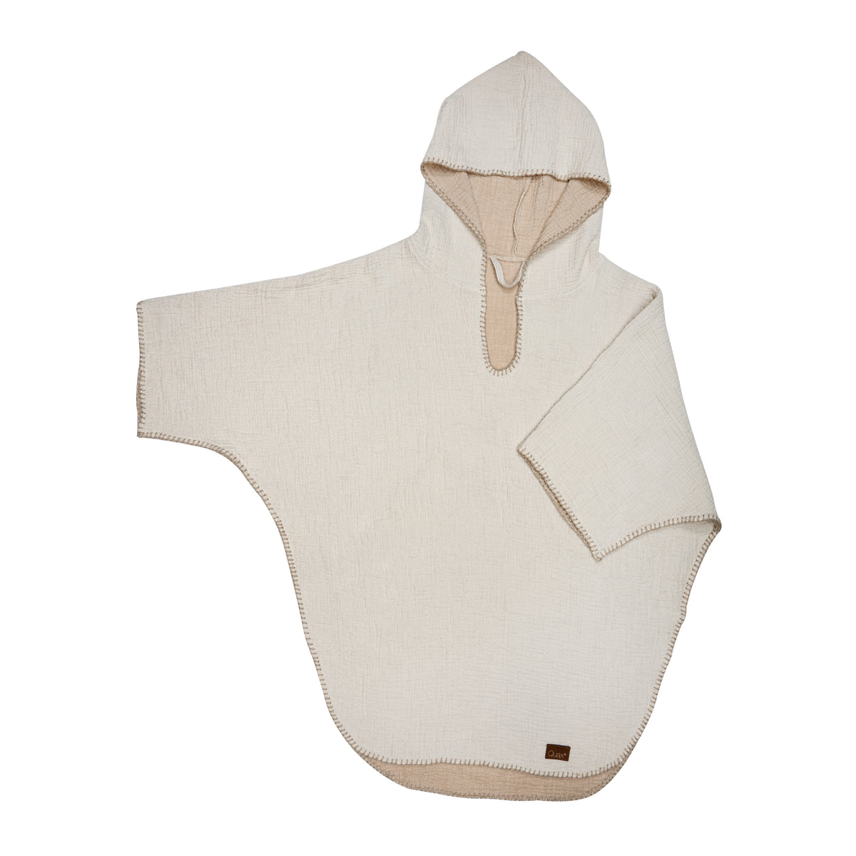 Quax Natural Poncho Aldult clay