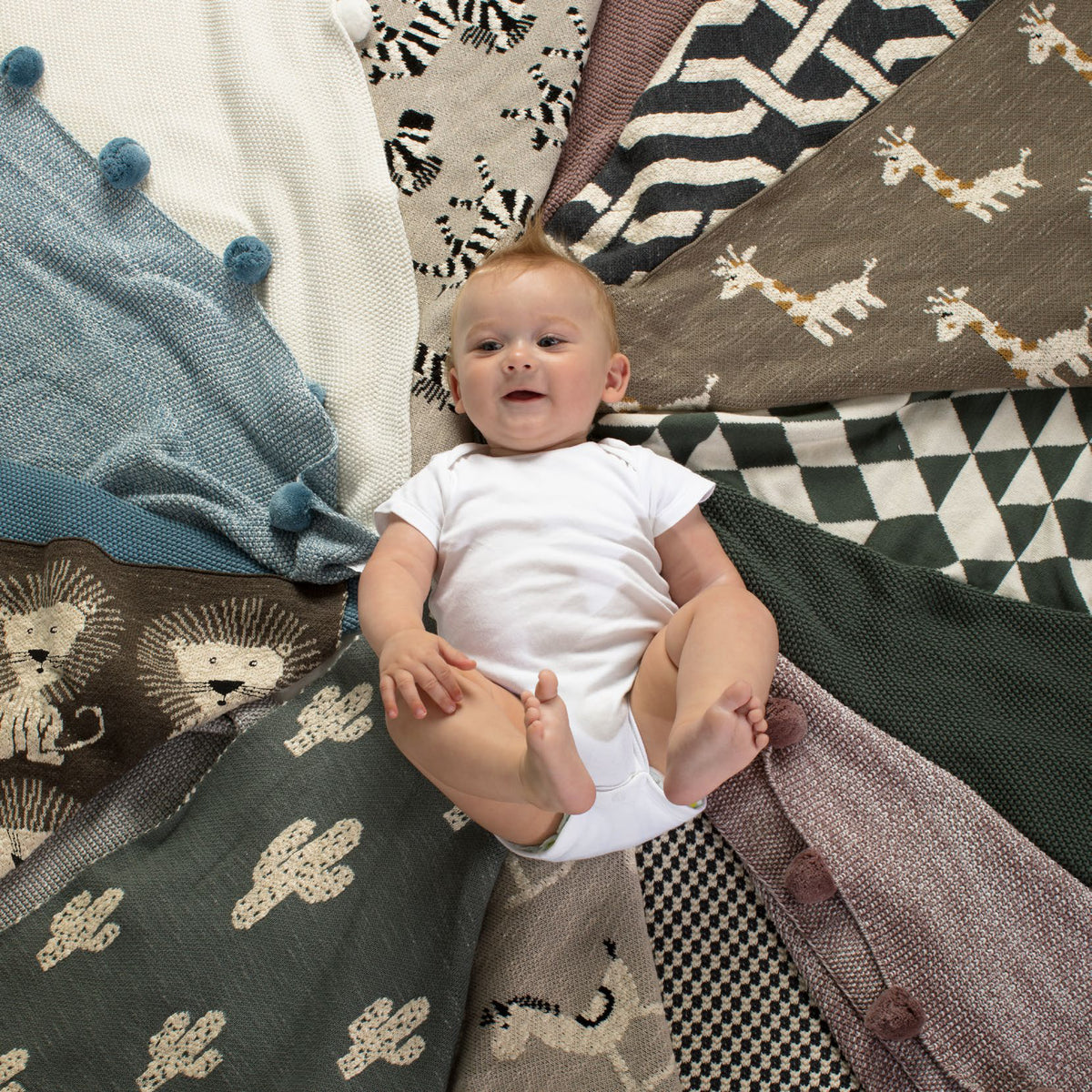 Quax Strickdecke Knitted Blanket 80 x 100cm