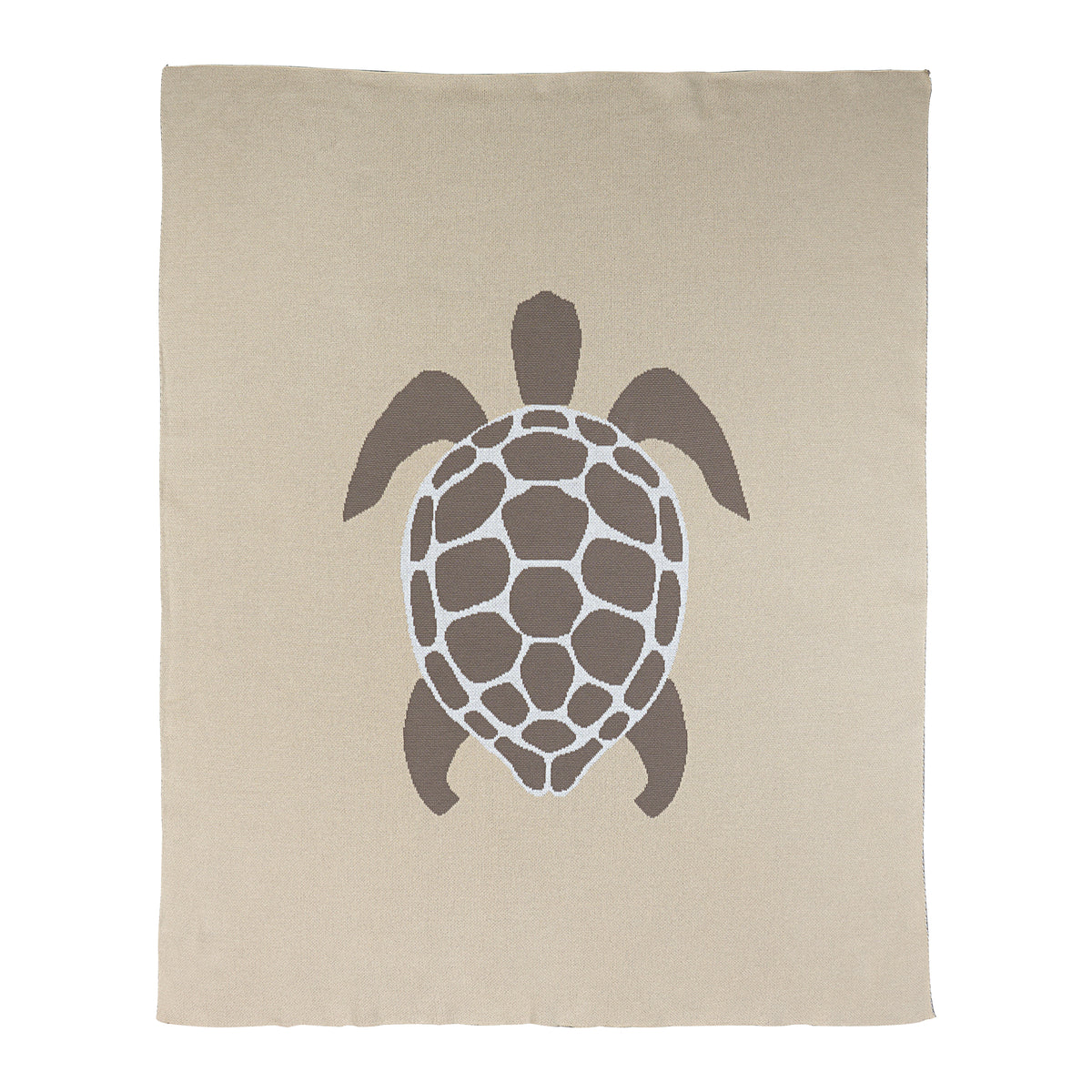 Quax gestrickte Babydecke 80x100cm Schildkröte