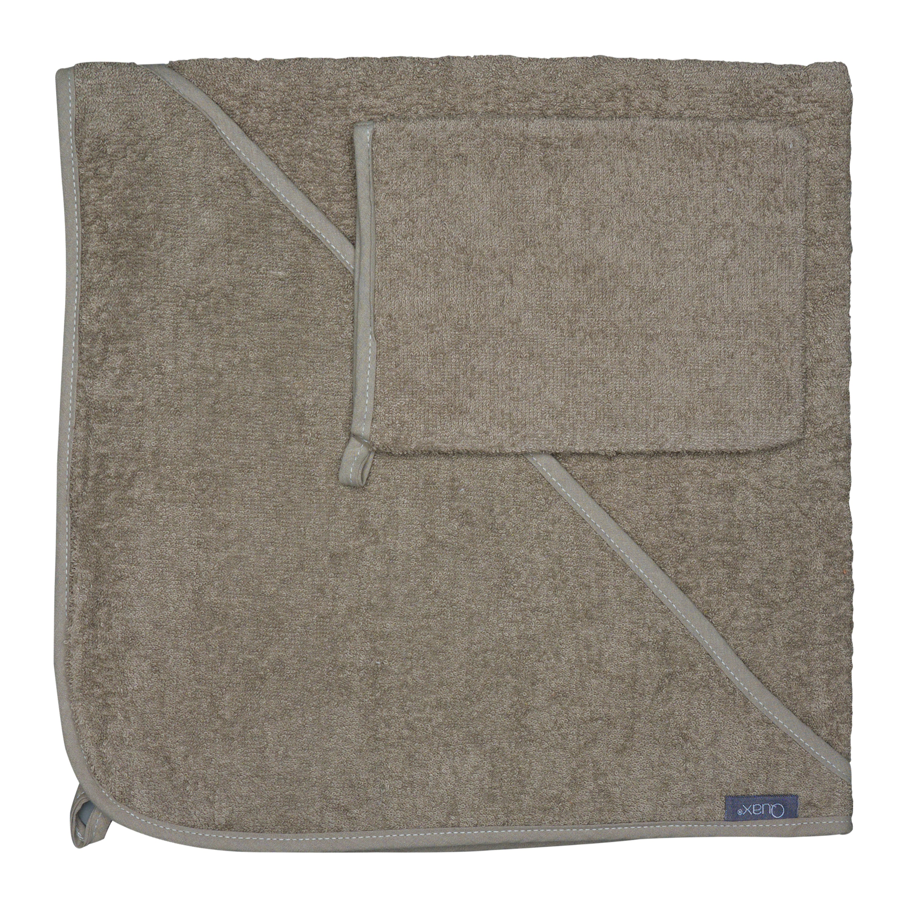 Quax Kapuzenhandtuch-Set thyme