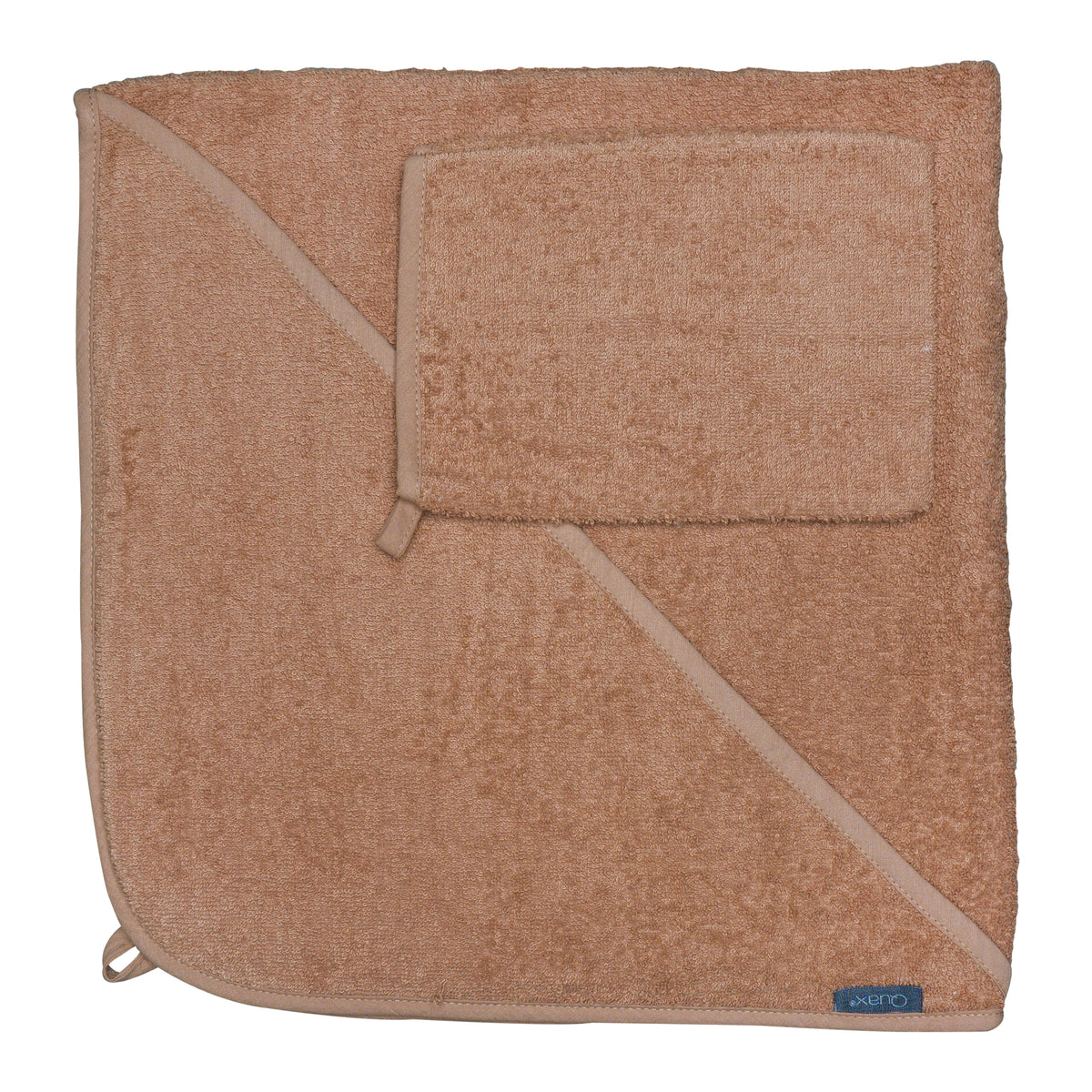 Quax Kapuzenhandtuch-Set coral