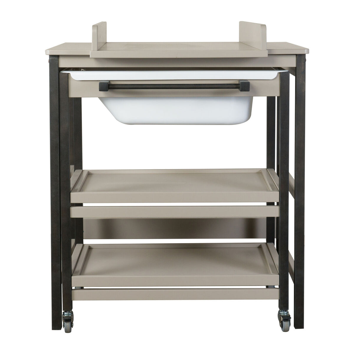 Quax Bade-Wickel-Kombination Smart stone/eboni