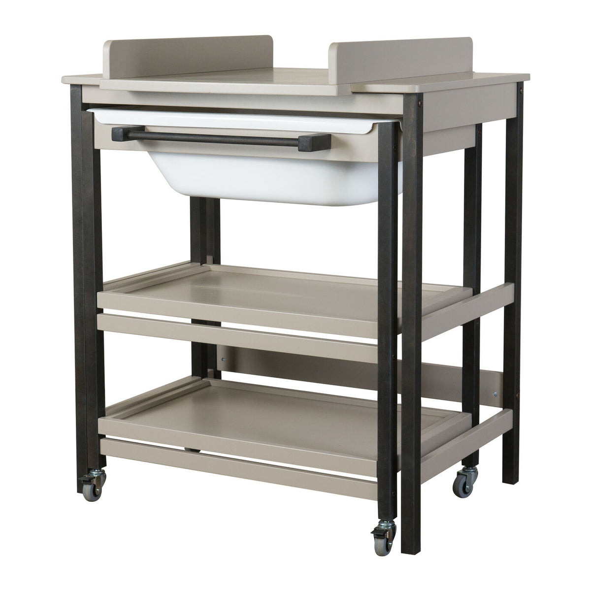Quax Bade-Wickel-Kombination Smart stone/eboni