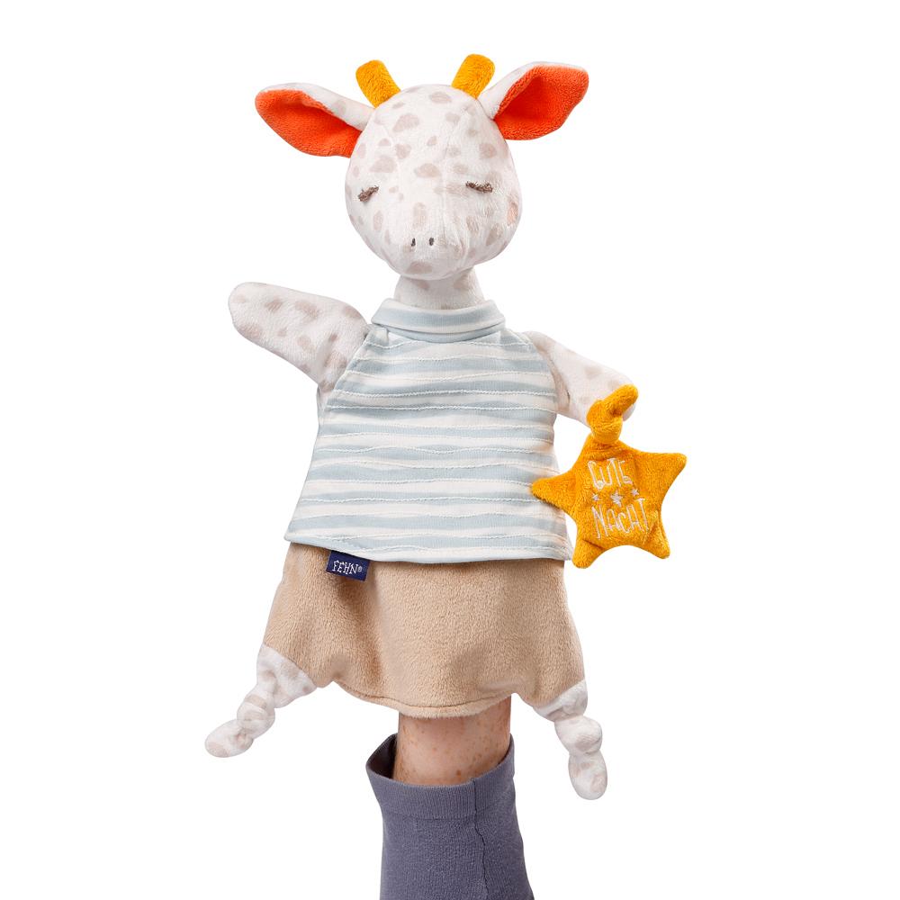 Fehn Schmusetuch Handpuppe Giraffe