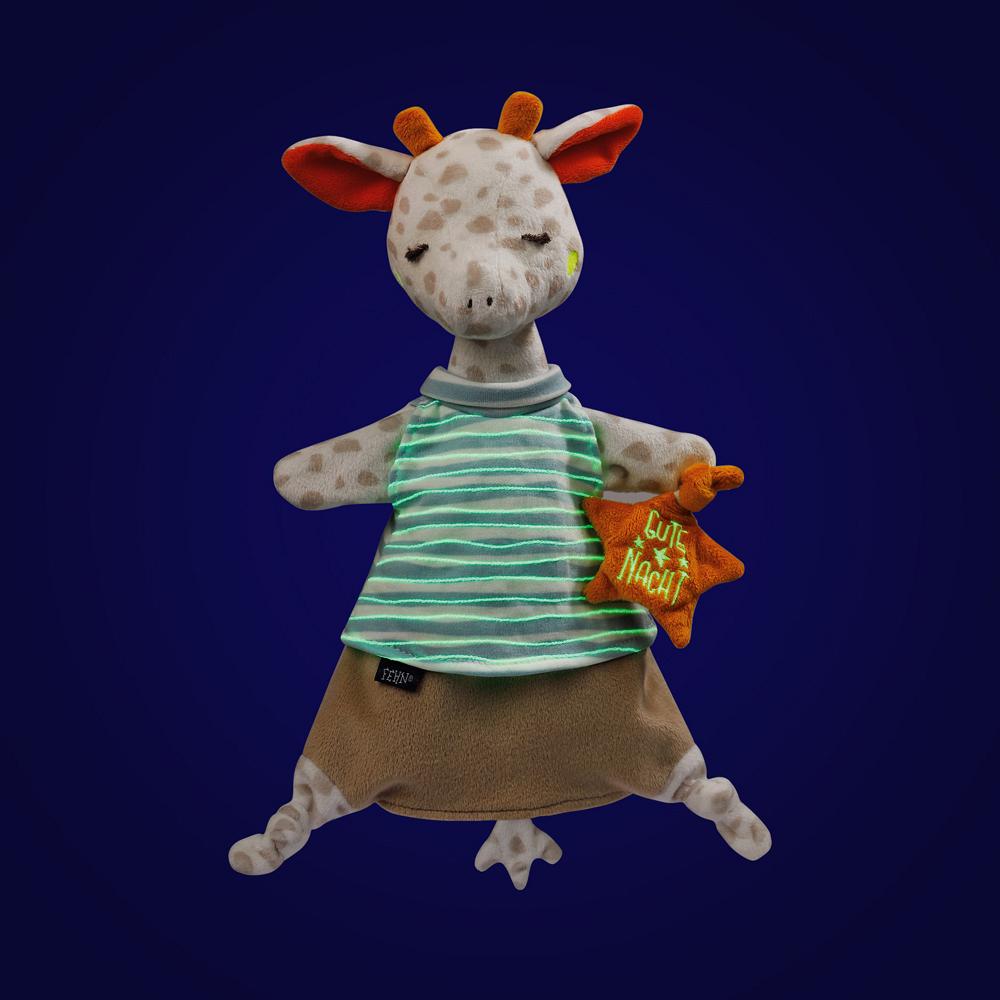 Fehn Schmusetuch Handpuppe Giraffe