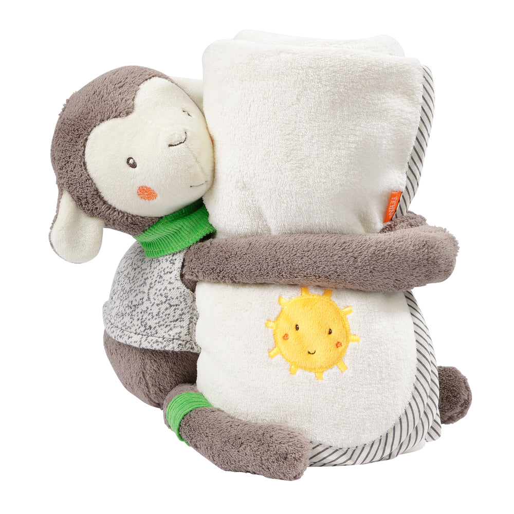 Fehn Kuscheltier Schaf mit Decke