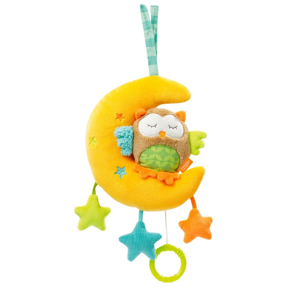 Fehn Spieluhr Eule im Mond