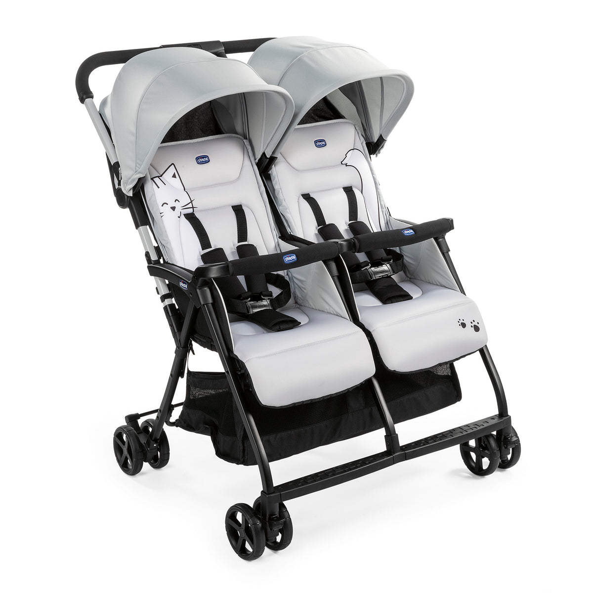 Chicco Ohlala Twin silver cat