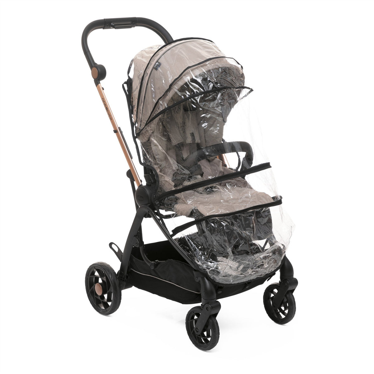 Chicco One4ever Kombi-Kinderwagen inkl. Babywanne Desert Taupe