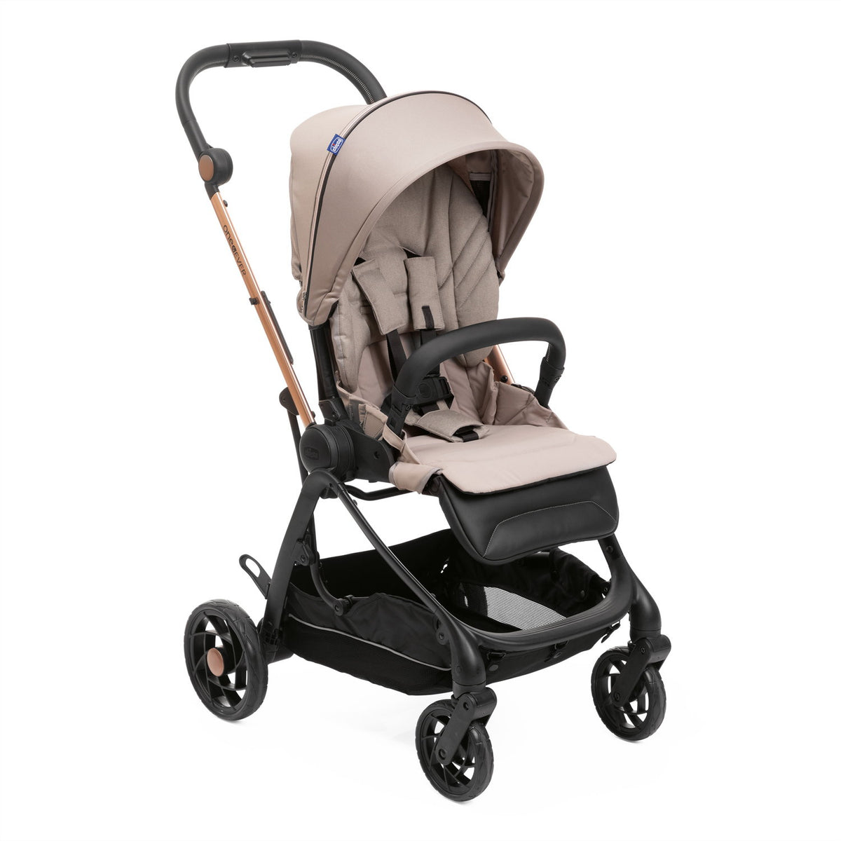 Chicco One4ever Kombi-Kinderwagen inkl. Babywanne Desert Taupe