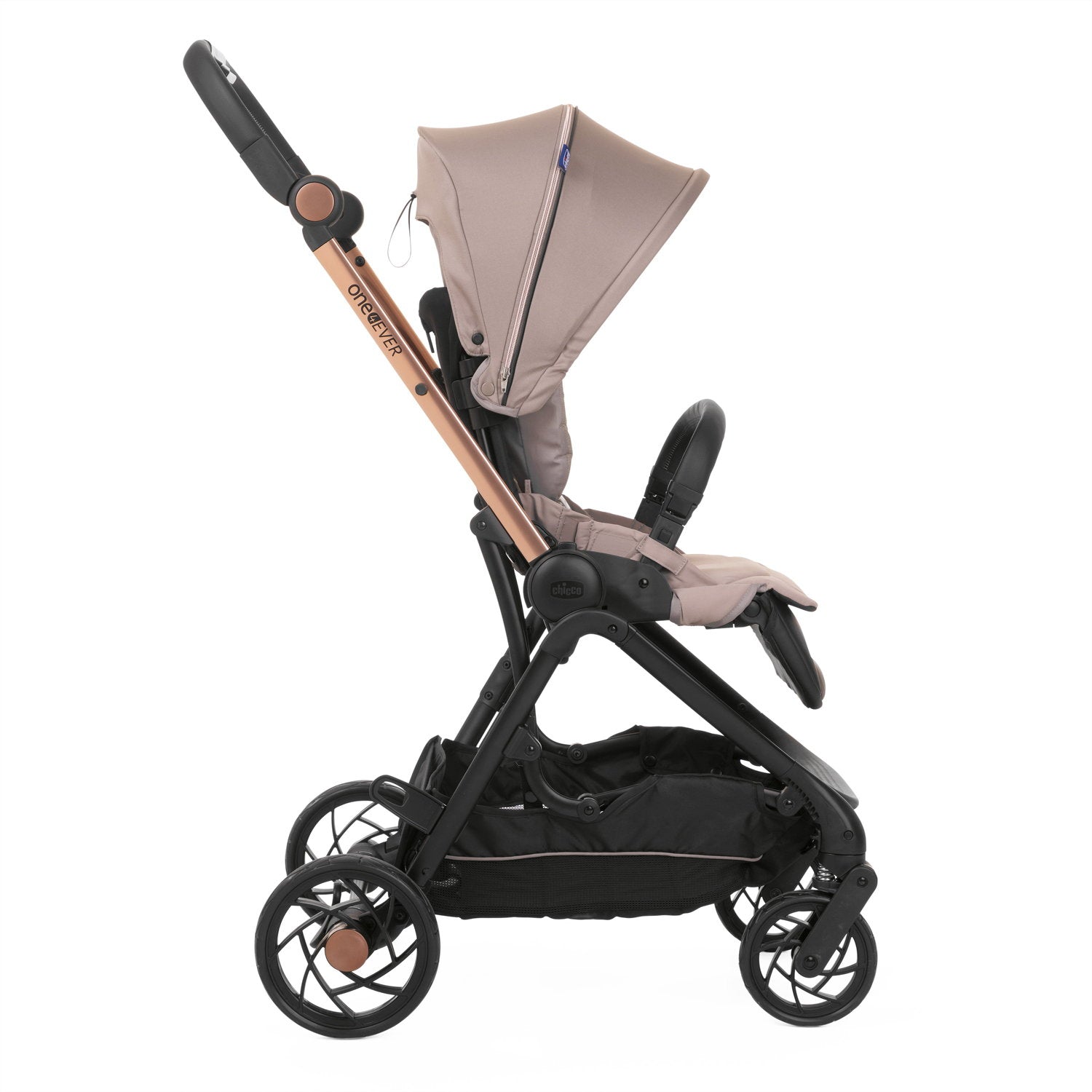Chicco One4ever Kombi-Kinderwagen inkl. Babywanne Desert Taupe