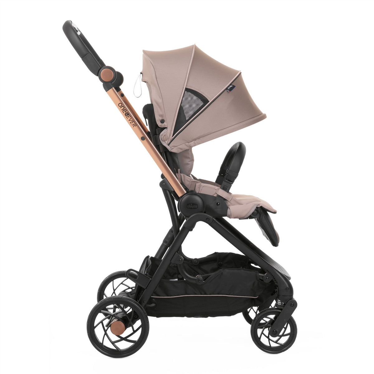 Chicco One4ever Kombi-Kinderwagen inkl. Babywanne Desert Taupe