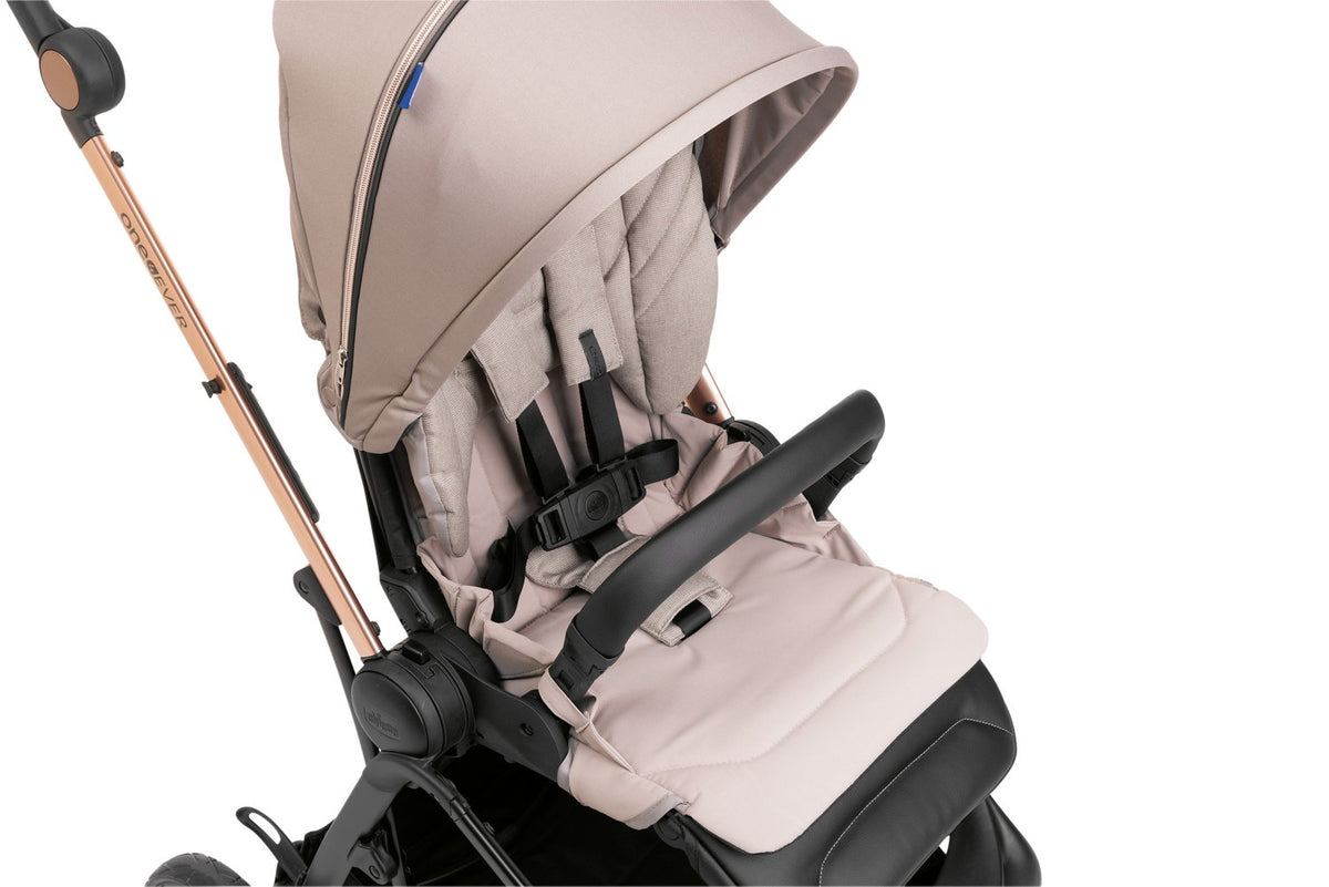 Chicco One4ever Kombi-Kinderwagen inkl. Babywanne Desert Taupe