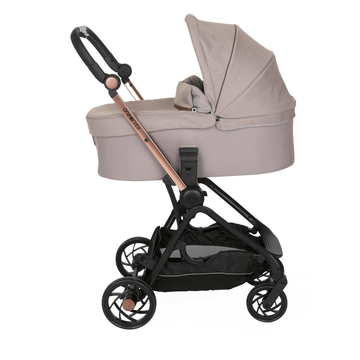 Chicco One4ever Kombi-Kinderwagen inkl. Babywanne Desert Taupe