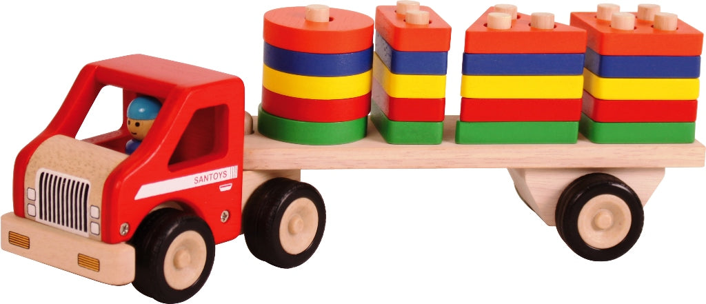 Spielba Lastwagen und Sortierspiel