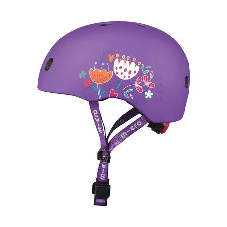 Micro Helm Floral Purple