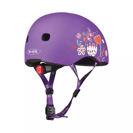 Micro Helm Floral Purple