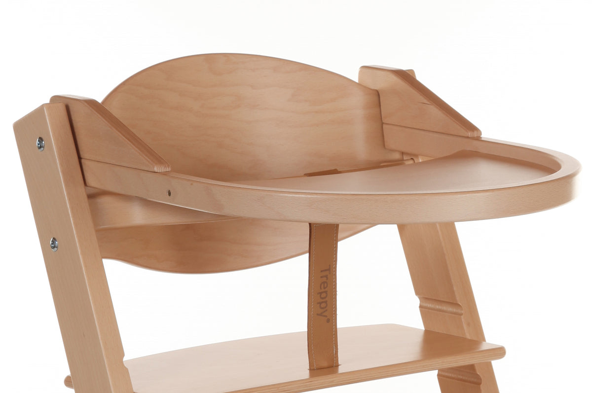 Treppy Hochstuhl Playtray Walnut Natural
