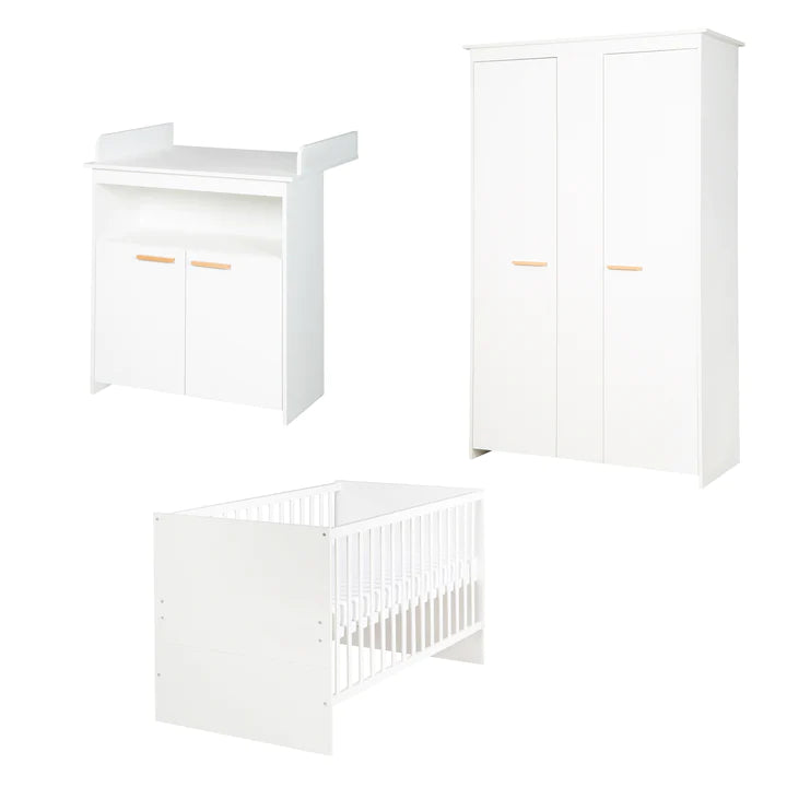 Roba Kinderzimmer 3-teilig mit Wickelkommode Anton *Gratis dazu Bettset und Matratze