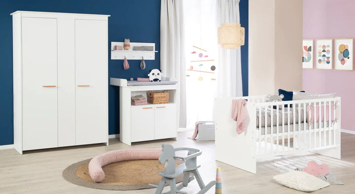 Roba Kinderzimmer 3-teilig mit Wickelkommode Anton *Gratis dazu Bettset und Matratze
