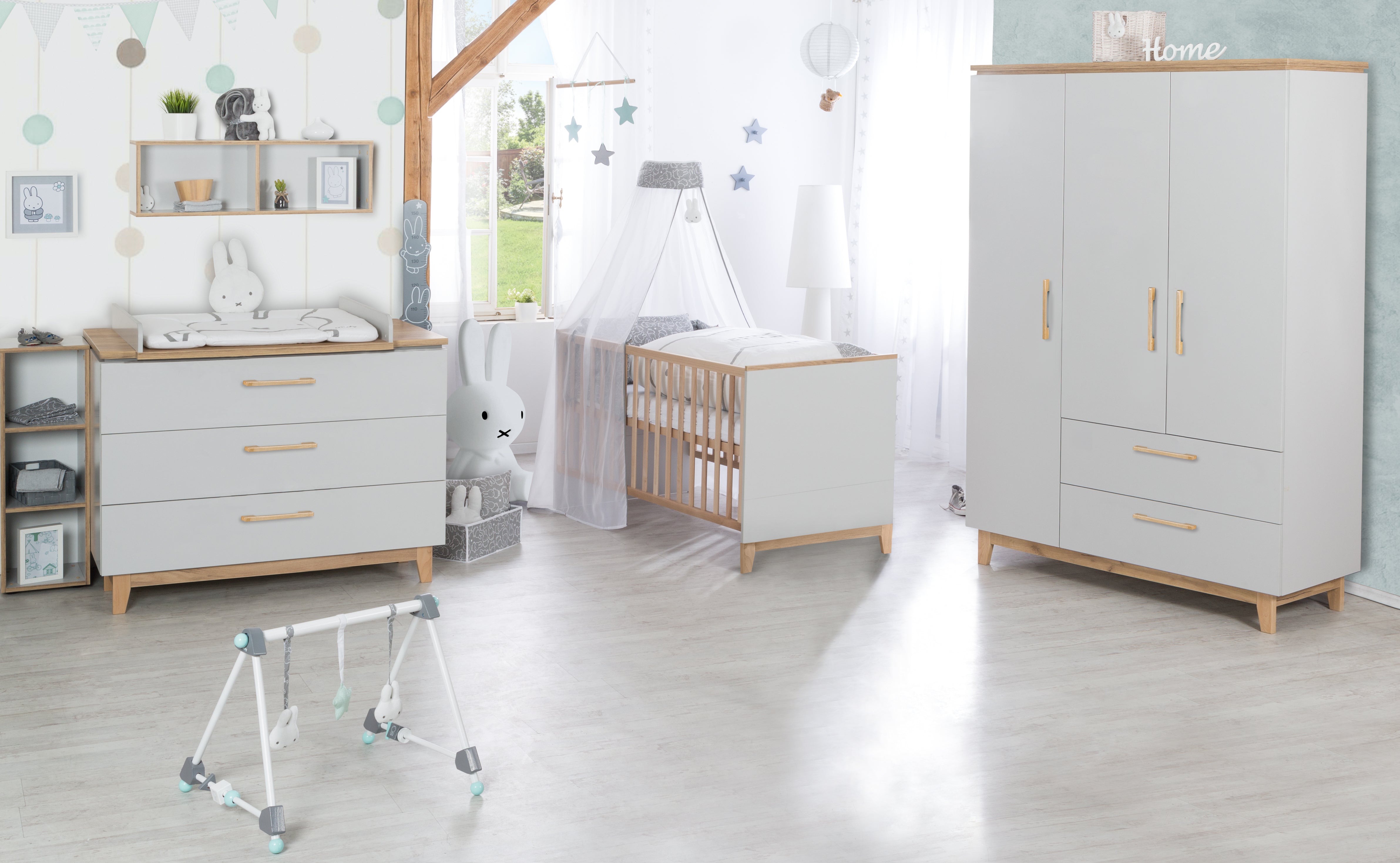 Roba Kinderzimmer 3-teilig mit Wickelkommode - CARO