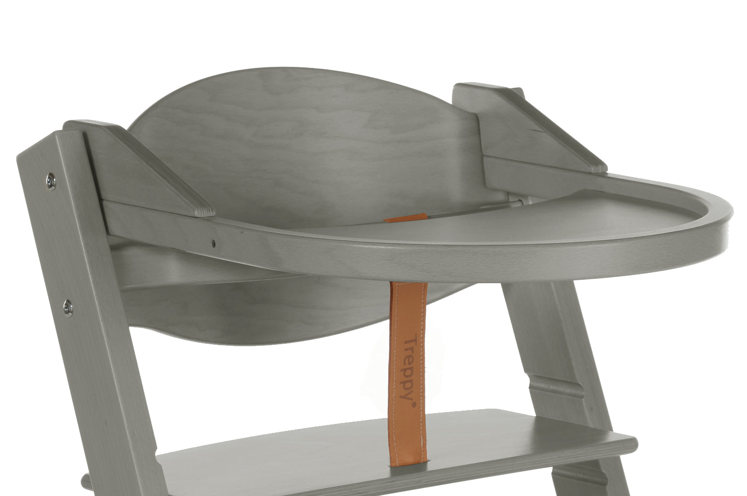 Treppy Hochstuhl Playtray Woody Gray