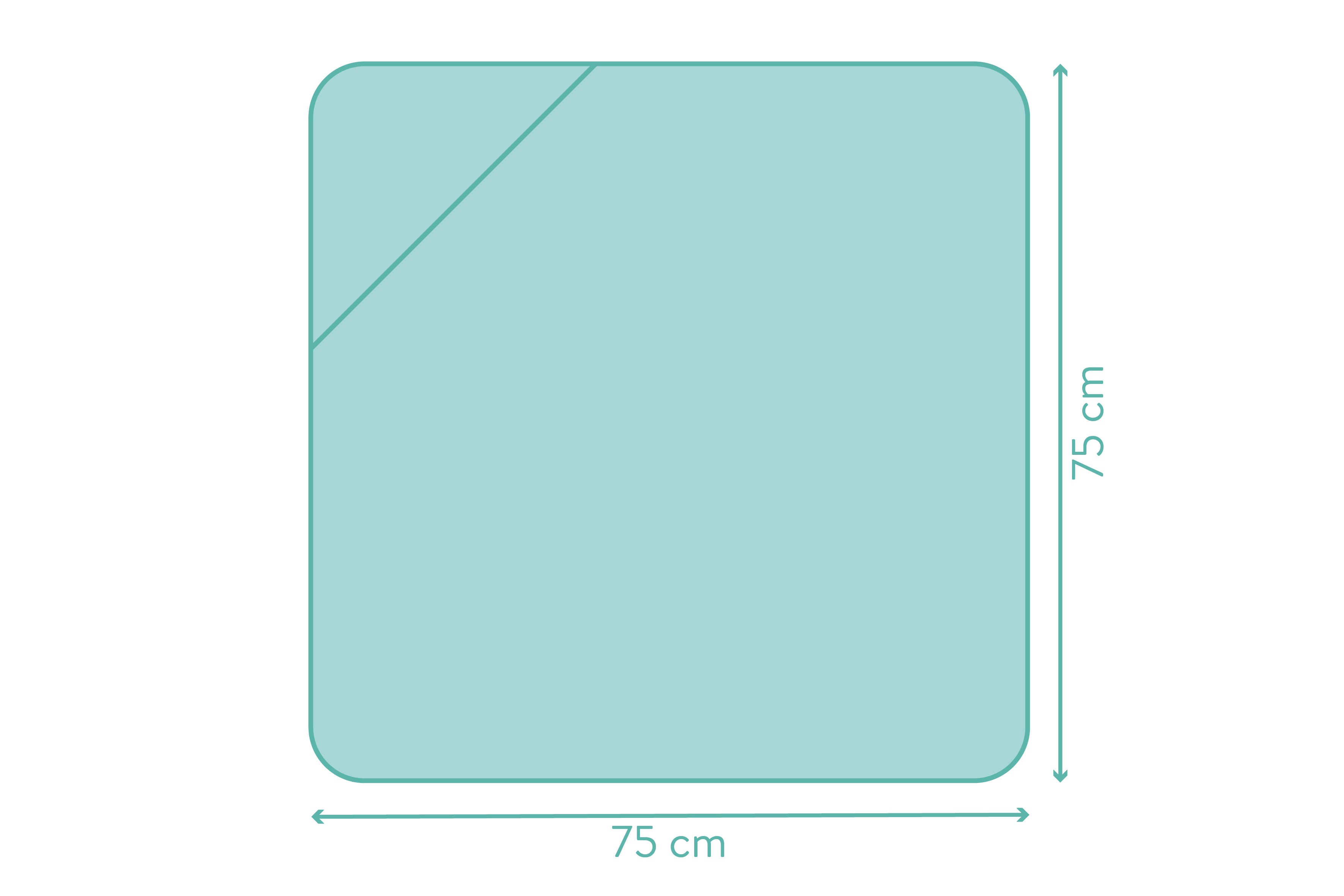 Fillikid Kaputzenbadetuch 75x75 cm Safari taupe