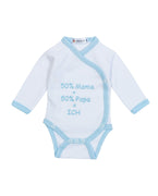 Milarda Wickelbody „50% Mama + 50% Papa = Ich“