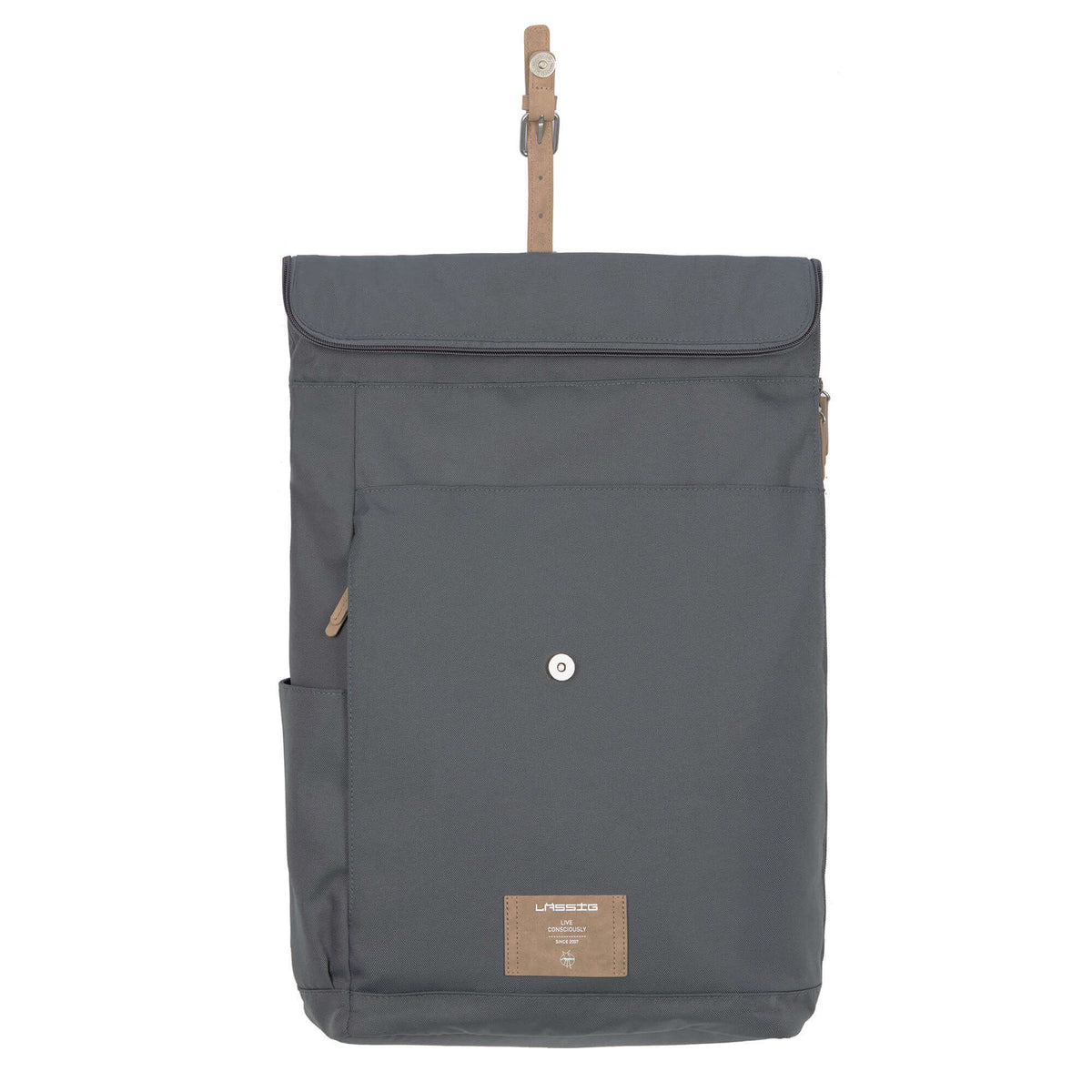 Lässig Wickelrucksack - Rolltop Backpack Anthracite