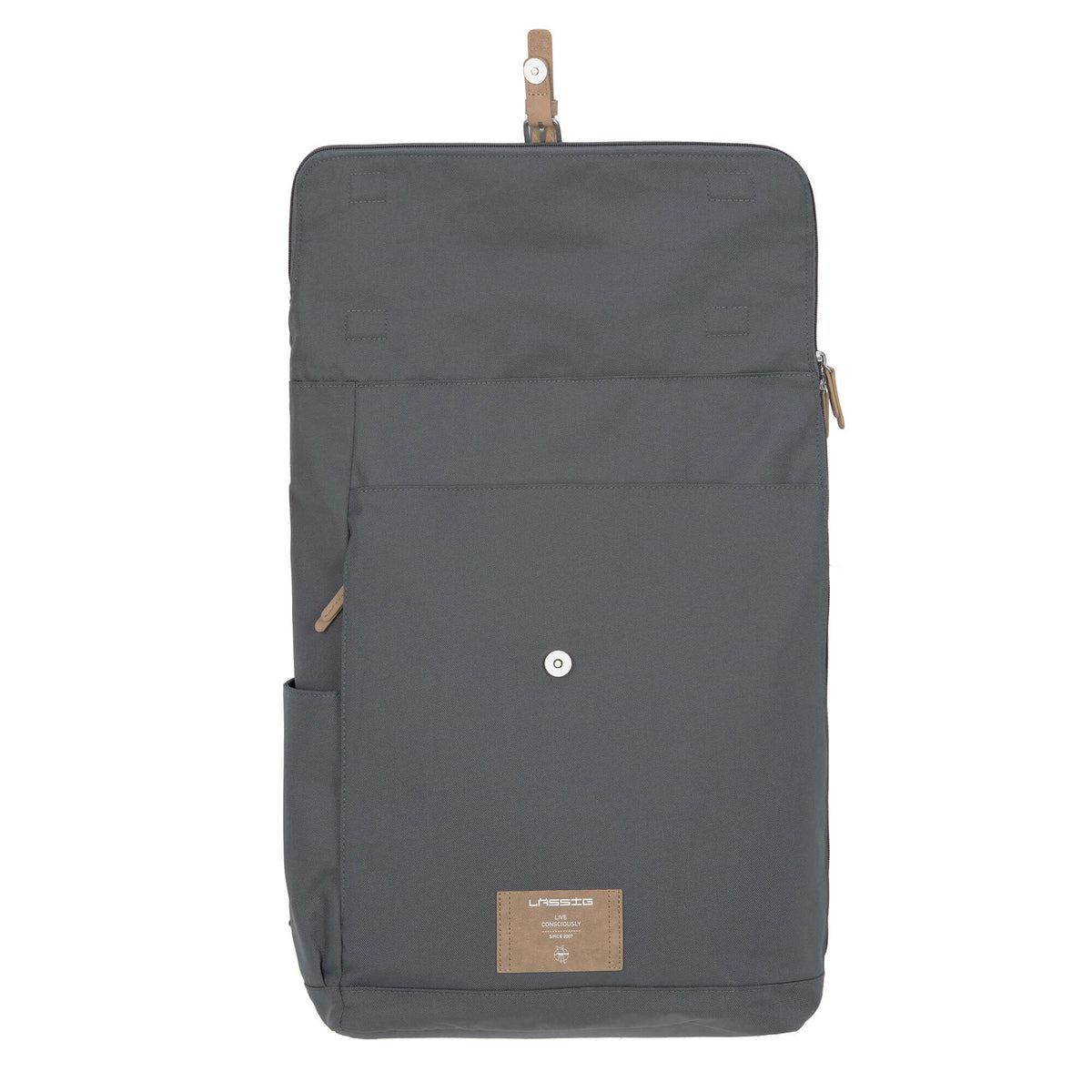 Lässig Wickelrucksack - Rolltop Backpack Anthracite