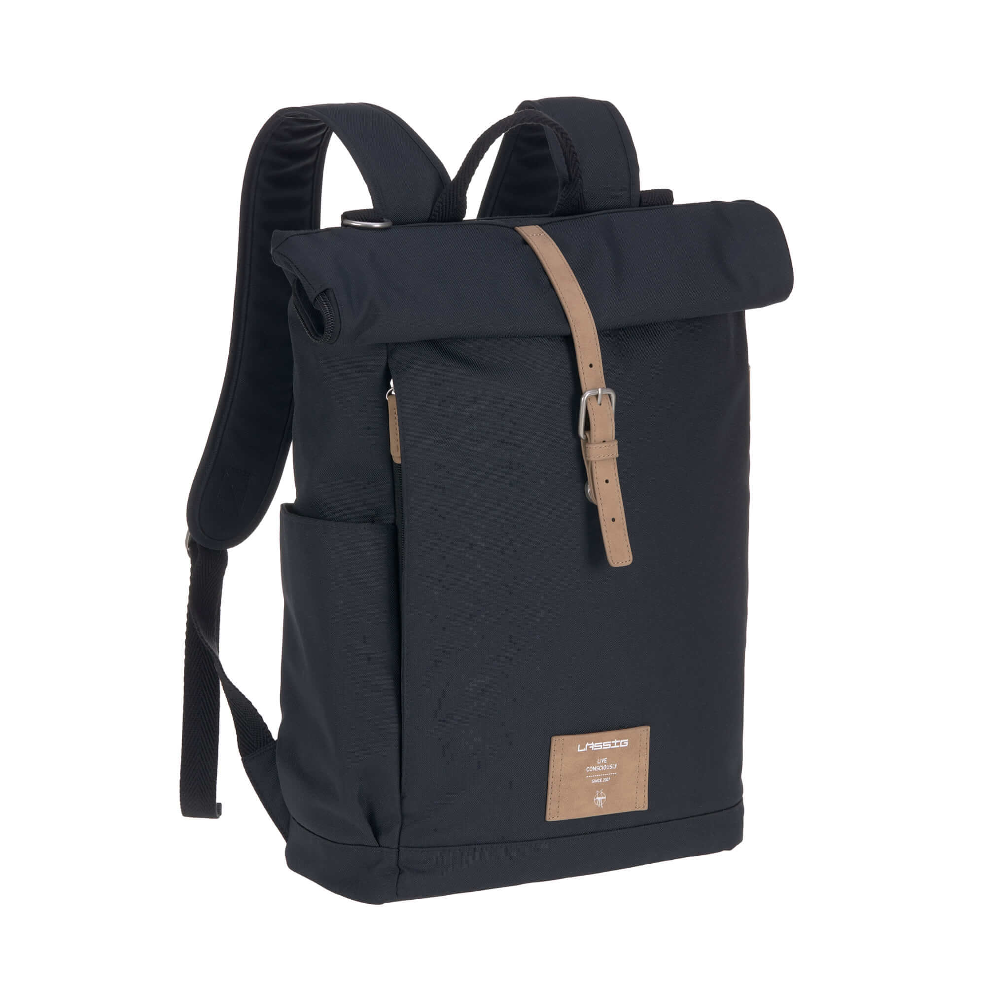 Lässig Wickelrucksack - Rolltop Backpack, Night Blue