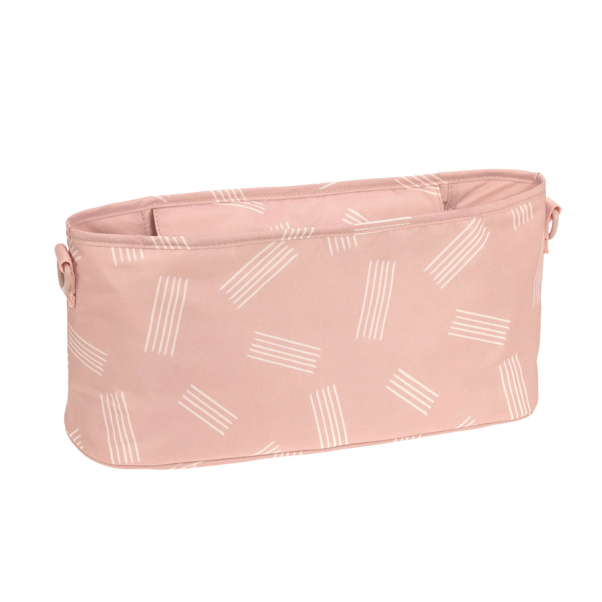 Lässig Kinderwagen Organizer Soft Stripes rose