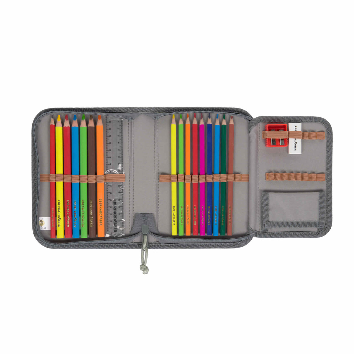 Lässig Schulranzen Set 7-teilig Flexy Unique Speckles anthracite