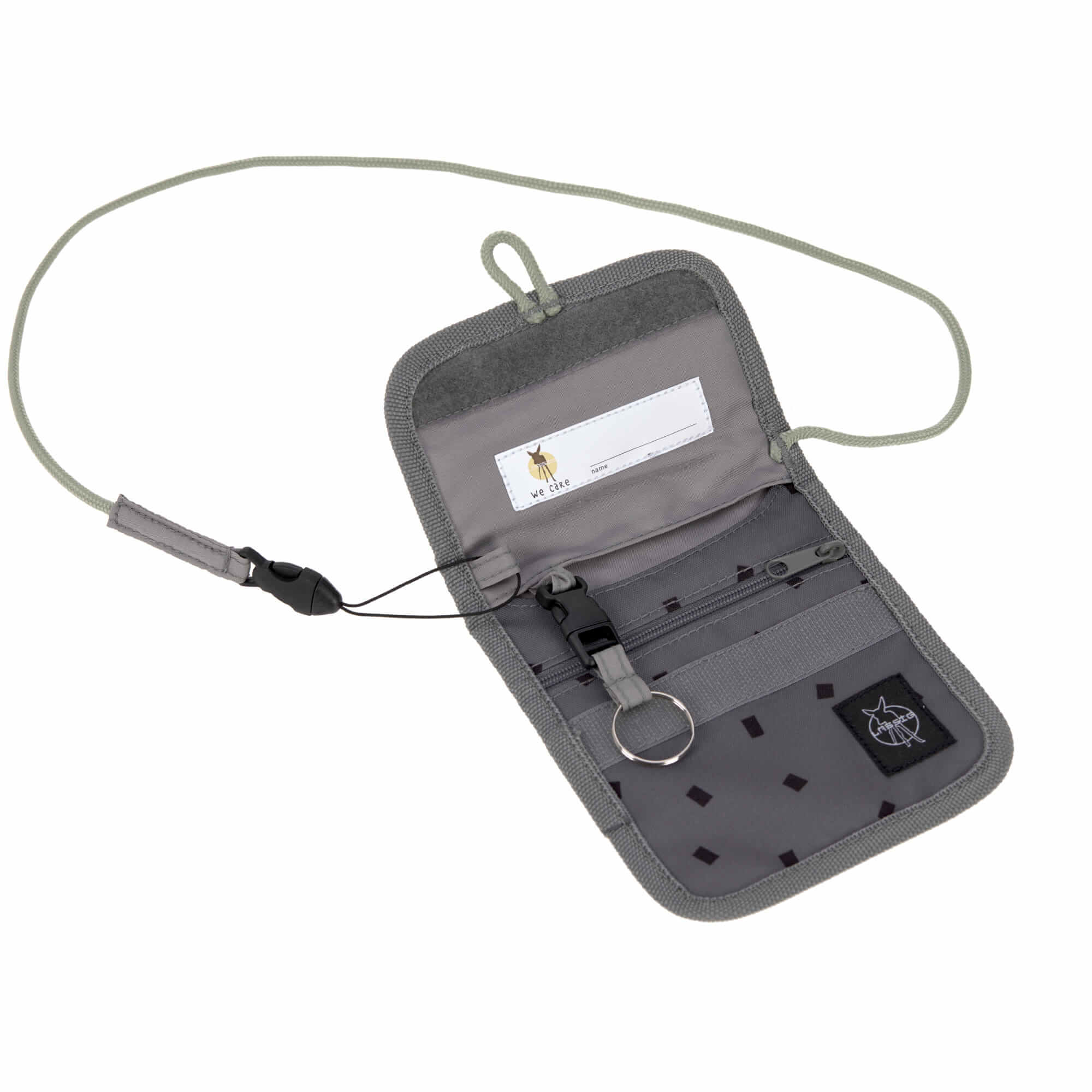 Lässig Schulranzen Set 7-teilig Flexy Unique Speckles anthracite