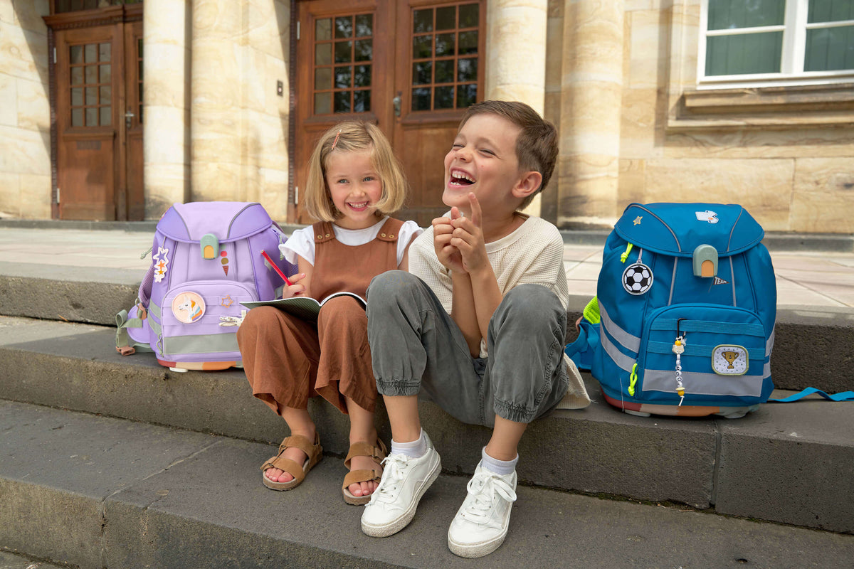 Lässig Schulranzen Set 7-teilig Flexy Unique violet/lavendar