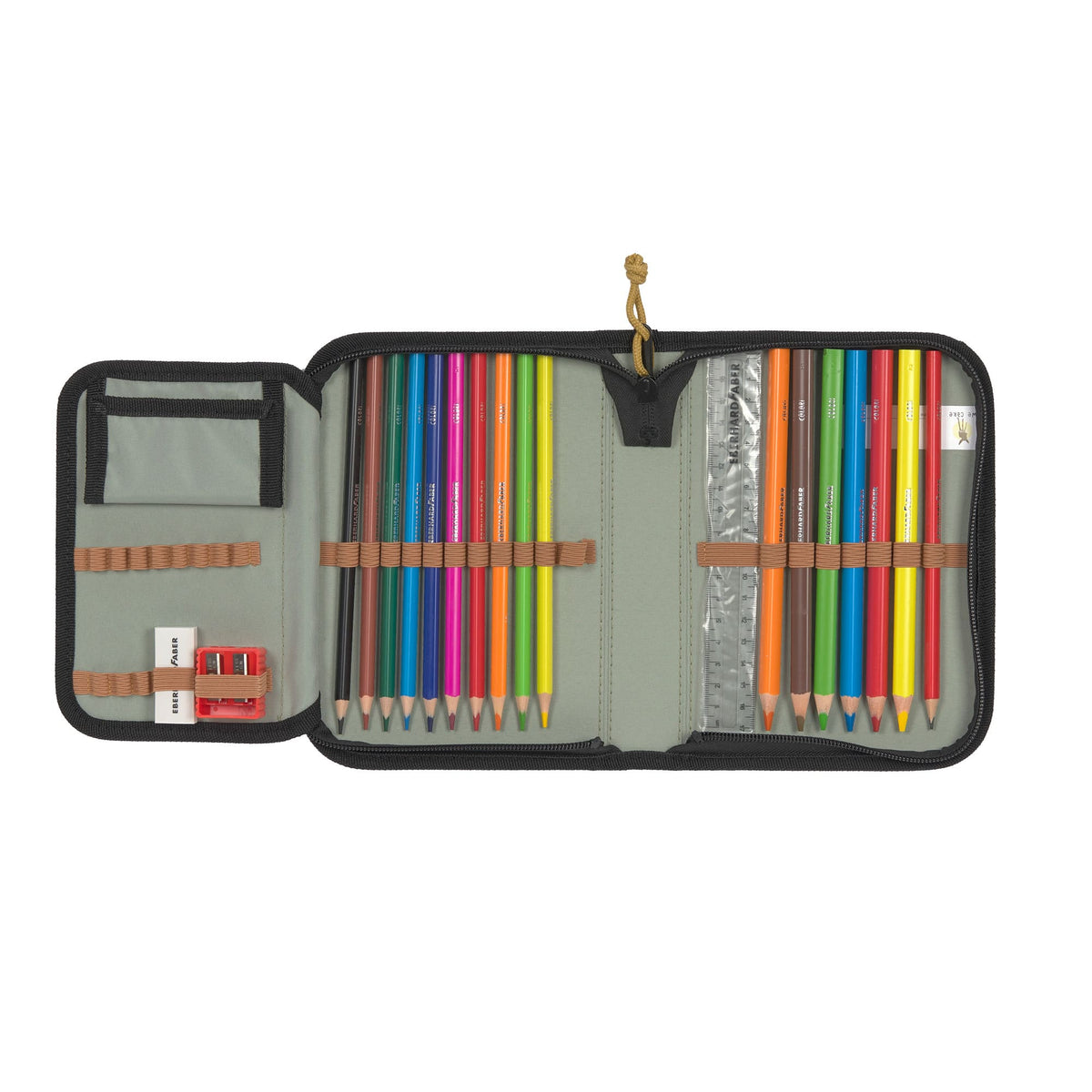 Lässig Schulranzen Set 7-teilig Boxy Unique Black