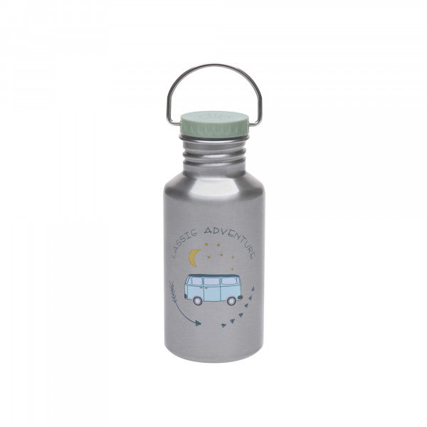 Lässig Trinkflasche Kinder - Edelstahl Adventure Bus