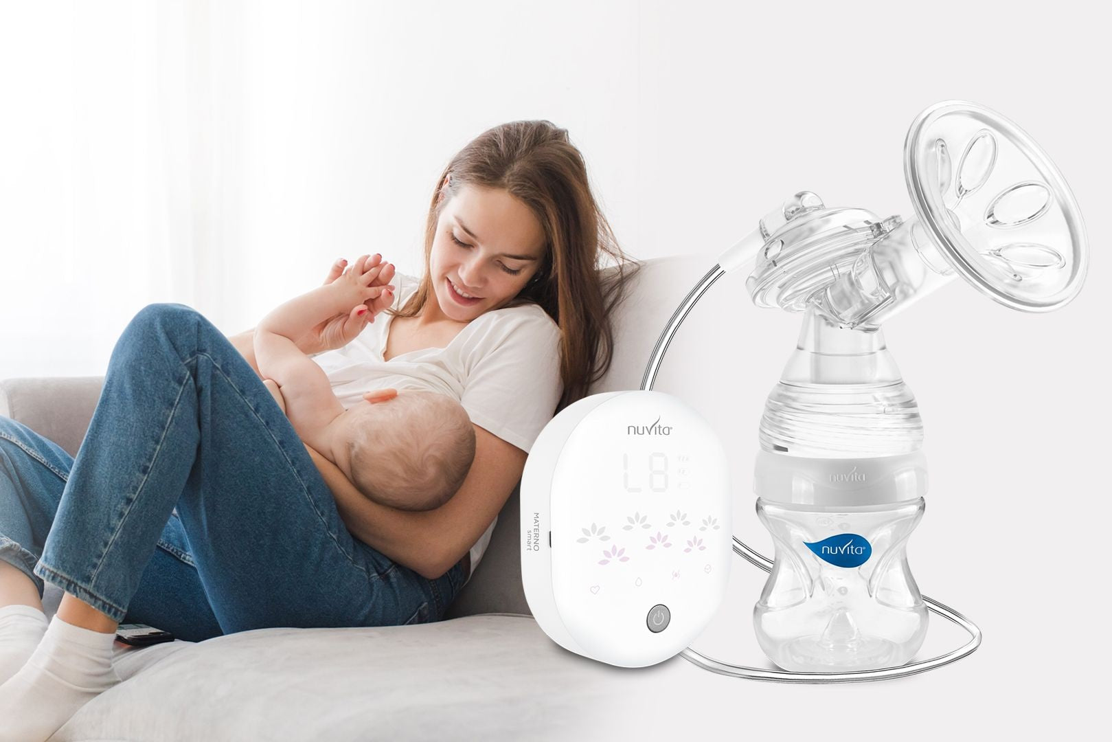 Nuvita elektrische Einzel-Milchpumpe Materno Smart