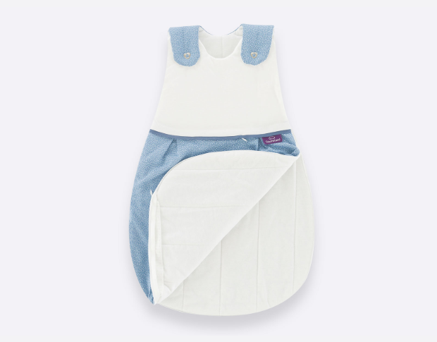 Träumeland LIEBMICH Schlafsack Punkte Blau