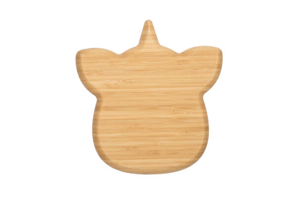 Citron Bamboo Plate Unicorn