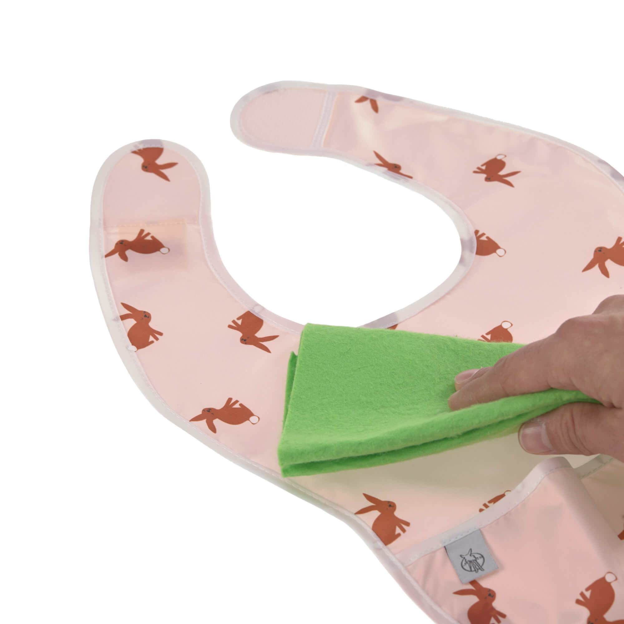 Lässig Lätzchen mit Auffangtasche 2er Pack Little Forest Hase