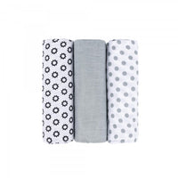 Lässig Muslin Swaddle & Burp Blankets L