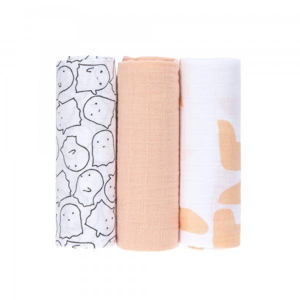 Lässig Muslin Swaddle &amp; Burp Blankets L