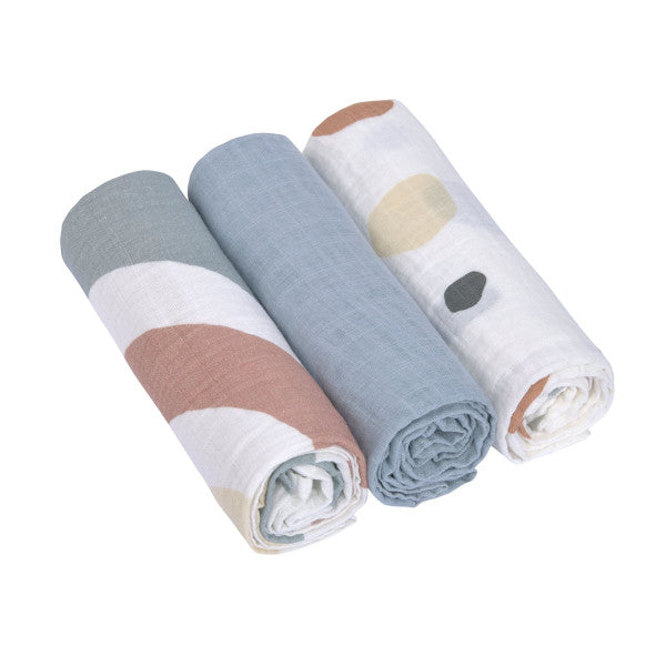 Lässig Muslin Swaddle &amp; Burp Blankets L