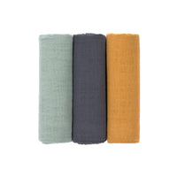 Lässig Muslin Swaddle & Burp Blankets L
