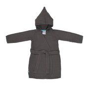 Lässig Muslin Bademantel Anthracite