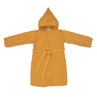 Lässig Muslin Bademantel Mustard
