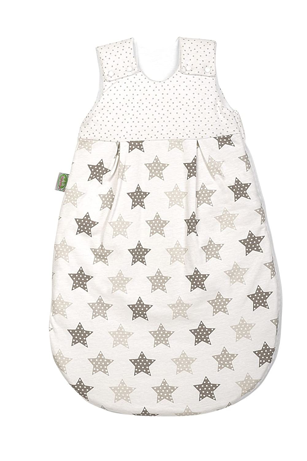 Odenwälder Jersey-Sommerschlafsack Sterne 70cm latte