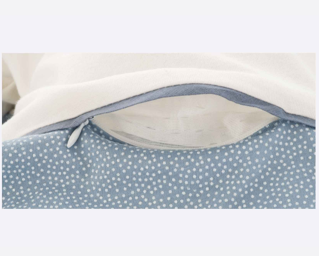 Träumeland LIEBMICH Schlafsack Punkte Blau