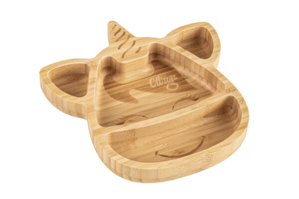 Citron Bamboo Plate Unicorn